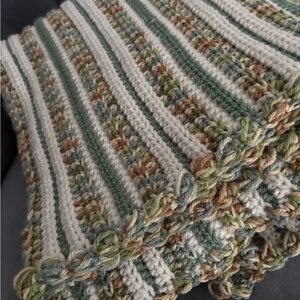 Striped Crochet Blanket